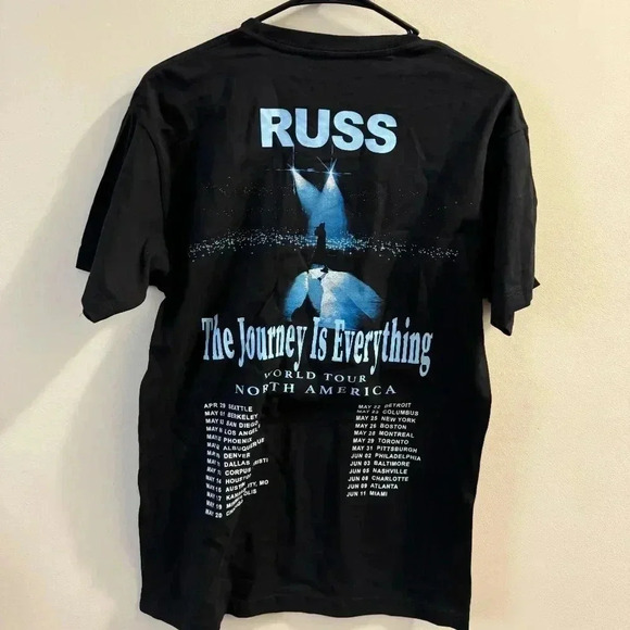 🆕️ Russ Ain't No Destination The Journey is Everything Tour Graphic Tee - Picture 2 of 6